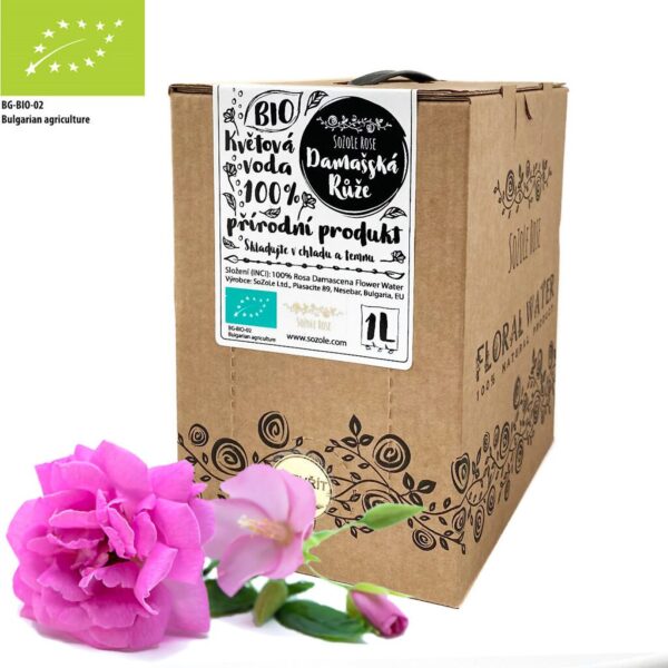 Bio Květová voda Damašská růže SoZoLe Rose - Image 2